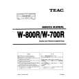 TEAC W-700R Service Manual