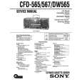 SONY CFD-DW565 Owners Manual
