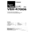 PIONEER VSX-4700S Instrukcja Serwisowa