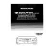 JVC TD-W208E Owners Manual