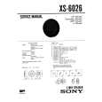 SONY XS6026 Service Manual