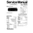 TECHNICS RSTR575 Service Manual