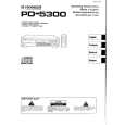 PIONEER PD5300 Owners Manual