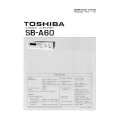 TOSHIBA SB-A60 Service Manual