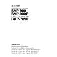 SONY BVP-900P Instrukcja Serwisowa