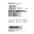 PIONEER KEX-M8647ZT-91 Service Manual