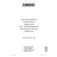 ZANUSSI ZRD 23 JC Owners Manual