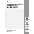 PIONEER X-SV5DV/NXCN/HK Owners Manual