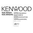 KENWOOD KDC-M4524G Owners Manual