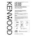 KENWOOD UD552 Owners Manual