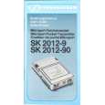 SENNHEISER SK 2012-9 2012-90 Instrukcja Obsługi
