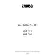 ZANUSSI ZGF754IN Owners Manual