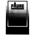 FAURE CCE472W1 Owners Manual