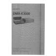 SONY DMX-E3000 Owners Manual