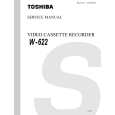 TOSHIBA W622 Service Manual