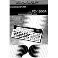 SHARP PC1500A Instrukcja Obsługi