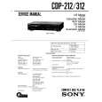 SONY CDP-312 Manual de Servicio