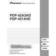 PIONEER PDP-42A3HD/KUCXKA Owners Manual