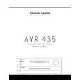 HARMAN KARDON AVR435 Owners Manual