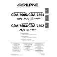 ALPINE CDA-7995 Owners Manual
