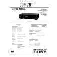 SONY CDPX111ES Service Manual
