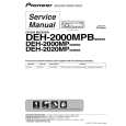 PIONEER DEH-2000MP/XN/EW5 Service Manual