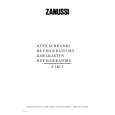 ZANUSSI Z140T Owners Manual