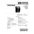 SONY WM-FX123 Instrukcja Serwisowa