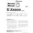PIONEER S-A6800/XJI/EW Instrukcja Serwisowa
