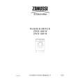 ZANUSSI ZWD1680W Owners Manual