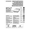 PIONEER CT-L7/ZVYXK Owners Manual