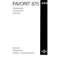 AEG FAV875 Owners Manual
