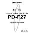 PIONEER PD-F127 Manual de Usuario