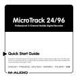 M-AUDIO MICROTRACK24 Quick Start