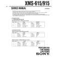 SONY XMS615 Manual de Servicio