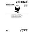 SONY MDRCD770 Service Manual