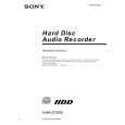 SONY HAR-D1000 Owners Manual