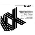 KAWAI KX1000 Manual de Usuario