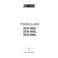 ZANUSSI ZCG504LX Owners Manual