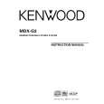 KENWOOD MDX-G3 Instrukcja Obsługi