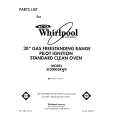 WHIRLPOOL SF3000SRW5 Parts Catalog