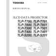 TOSHIBA TLP-T701 Instrukcja Serwisowa