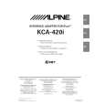 ALPINE KCA420I Owners Manual