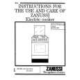 ZANUSSI EC29 Owners Manual