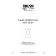 ZANUSSI ZWV1651 Owners Manual