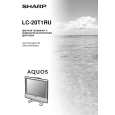 SHARP LC20T1RU Owners Manual