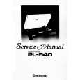 PIONEER PL-540 Service Manual