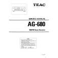TEAC AG680 Service Manual