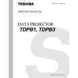 TOSHIBA TDPB1 Service Manual