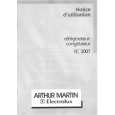 ARTHUR MARTIN ELECTROLUX IC3007-1 Owners Manual